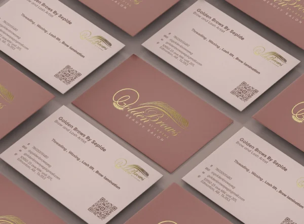 design luxury business card